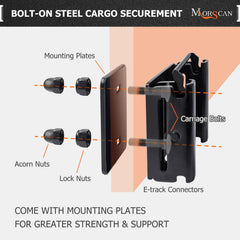 MorScan detail of double spring fitting reducing wobble for secure anchoring