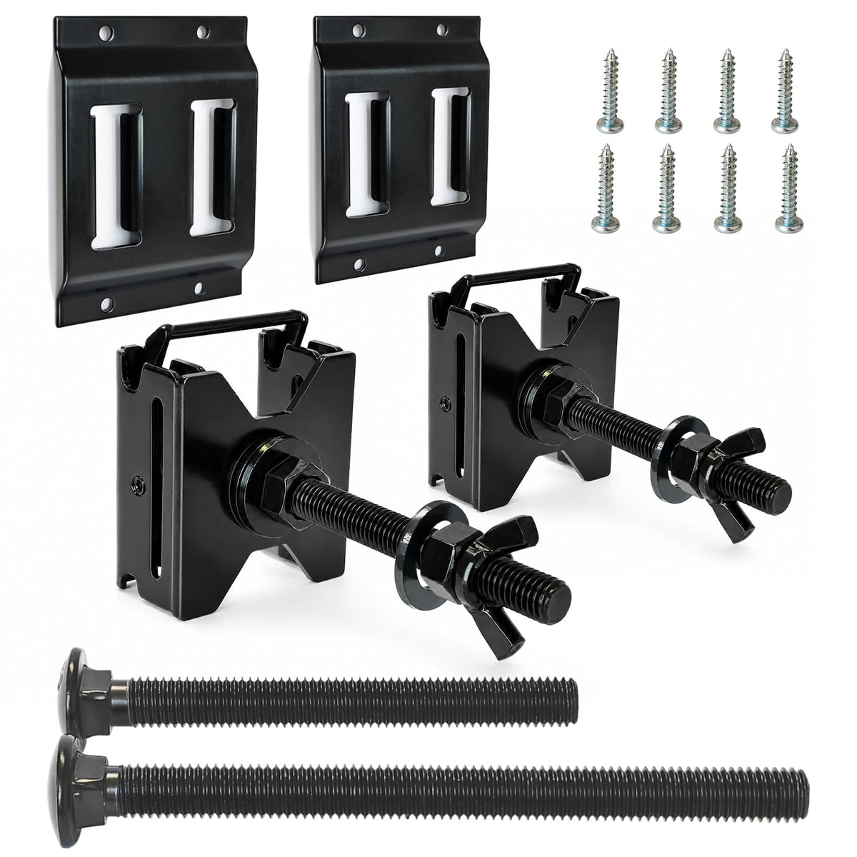 MorScan front view of the two-pack mounts showing compact design and space-saving benefit