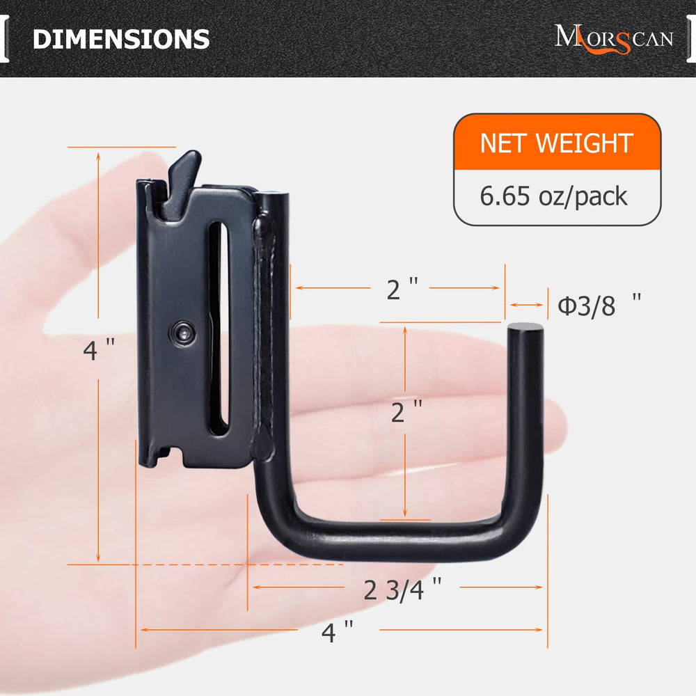 MorScan detailed view of spring lever mechanism for fast installation benefit