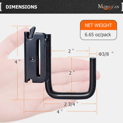 MorScan detailed view of spring lever mechanism for fast installation benefit
