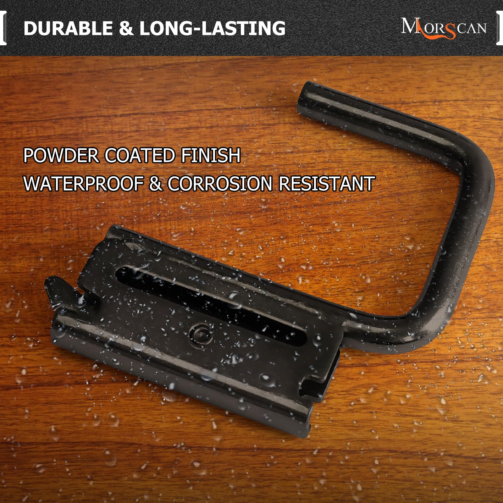 MorScan J hook next to ruler for size and scale comparison benefit