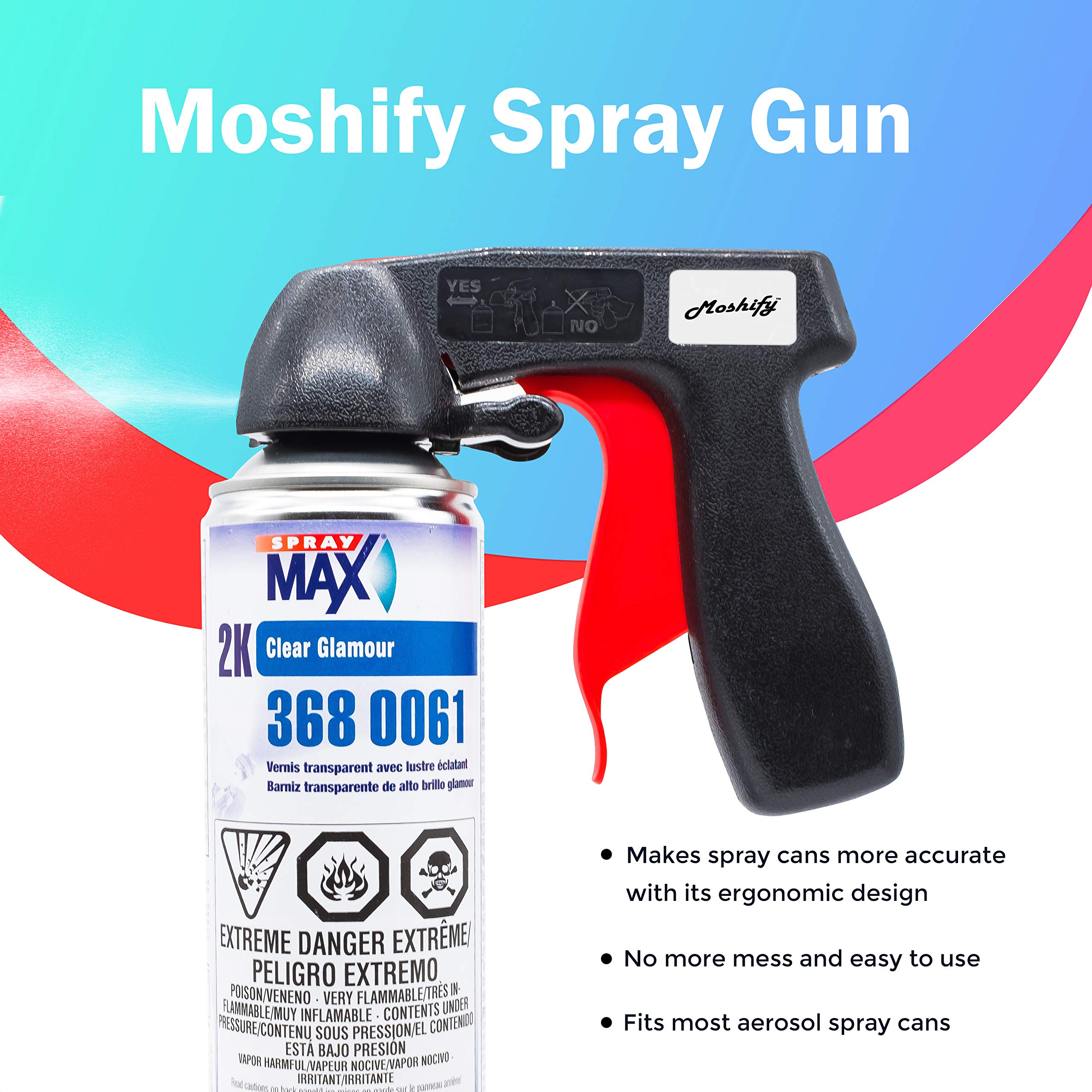 Moshify sprayed panel showing high-gloss durable finish benefit