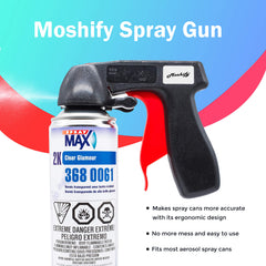 Moshify sprayed panel showing high-gloss durable finish benefit