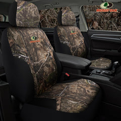 Mossy Oak close-up of rip-stop Oxford fabric texture and durability