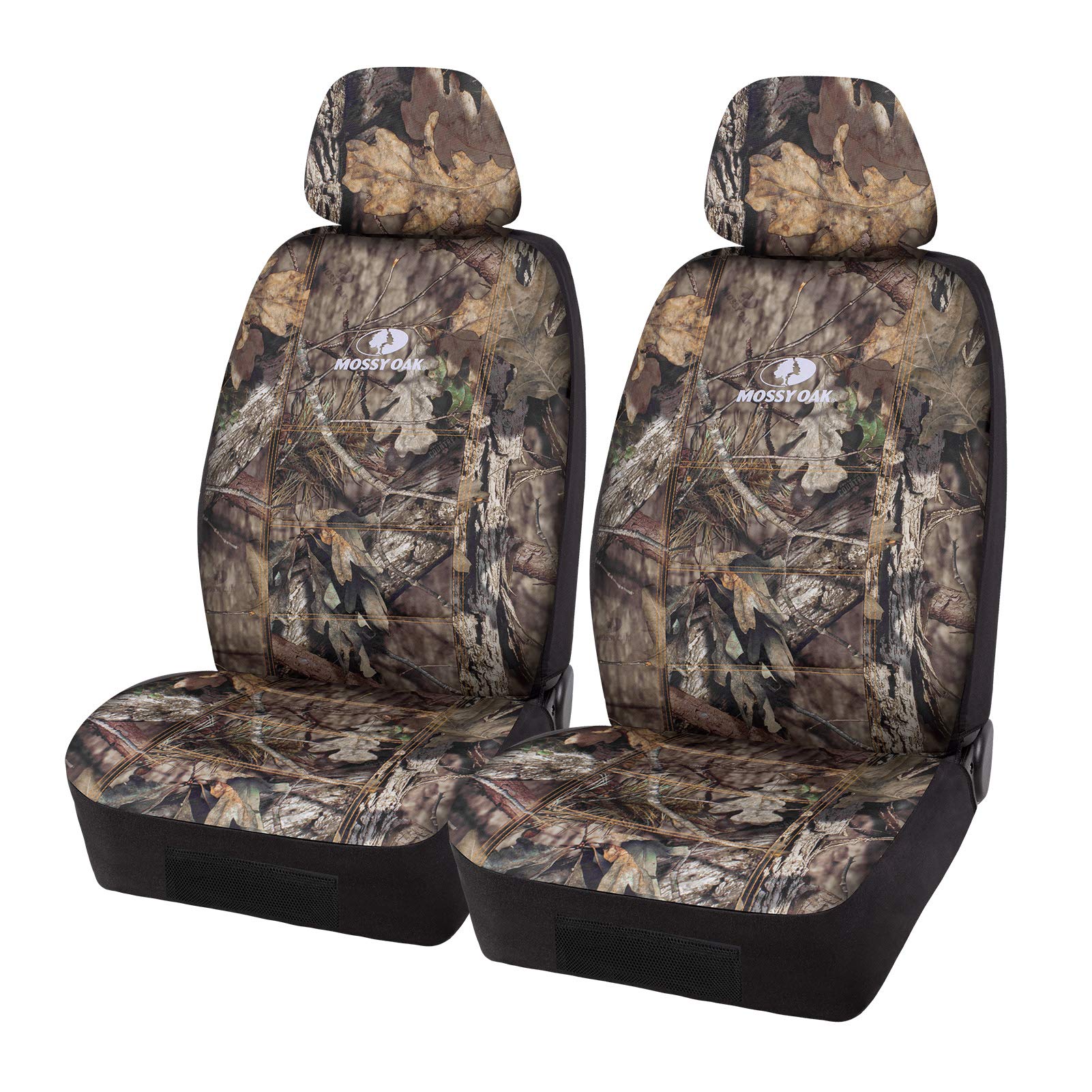 Mossy Oak front view showing camo cover protecting seat and styling