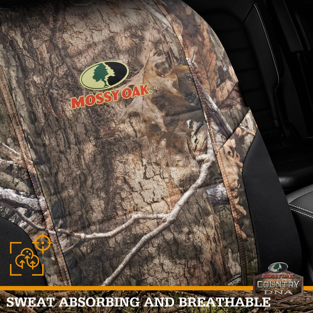 Mossy Oak elastic straps and anchors for quick installation and hold