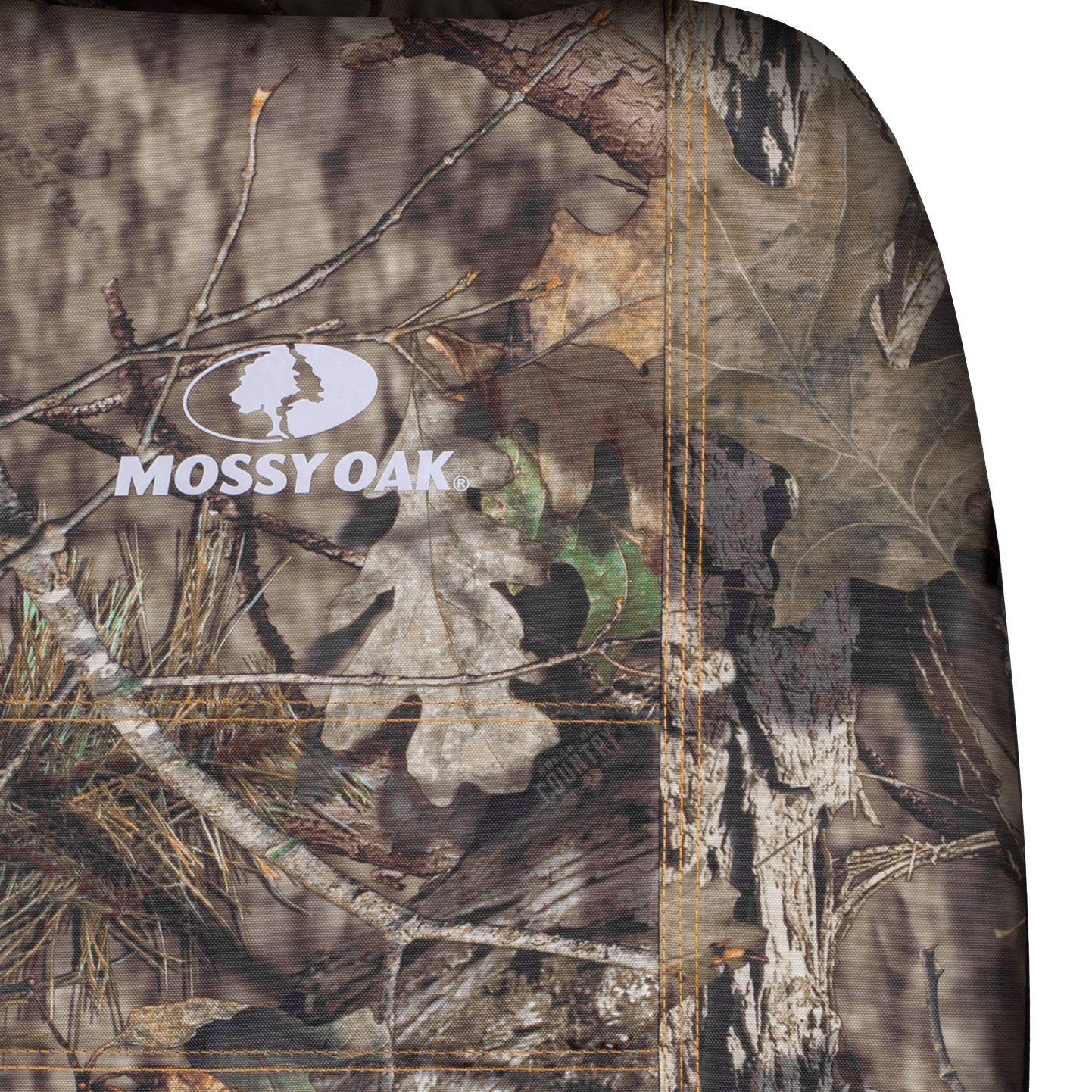 Mossy Oak seat cover installed in truck interior for outdoor lifestyle