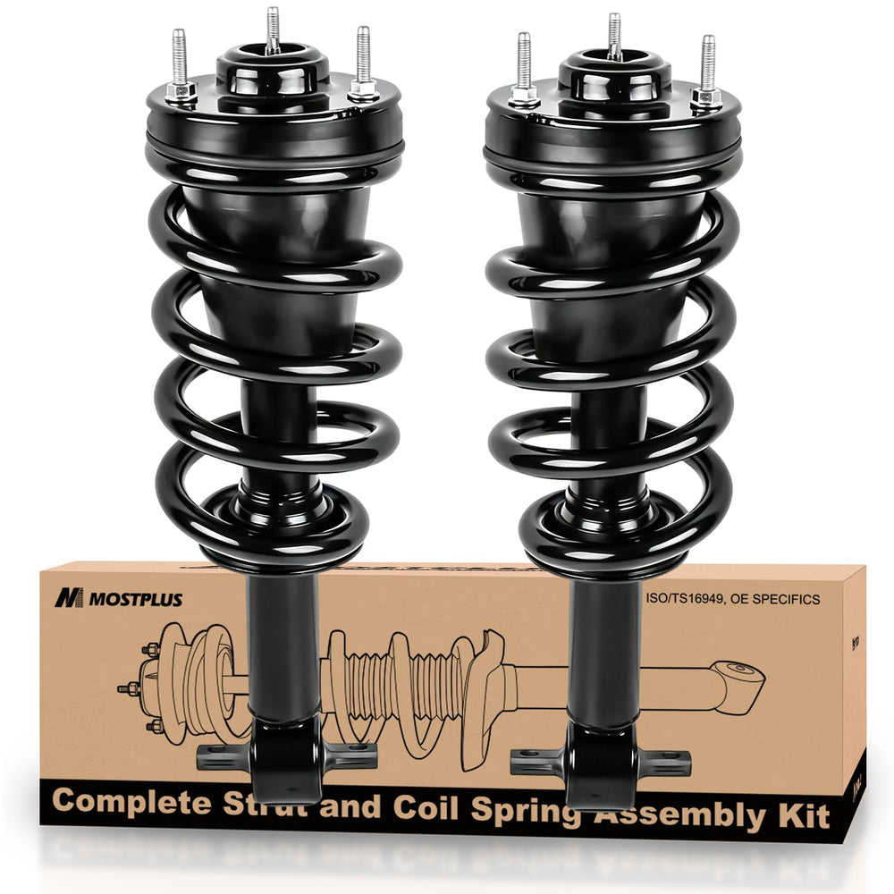 MOSTPLUS front strut assembly front view showing fit and restored ride