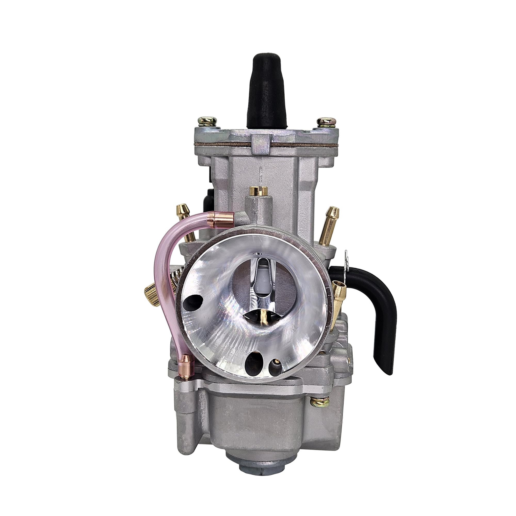 MothAr PWK 24mm installed on scooter intake, demonstrates improved throttle response
