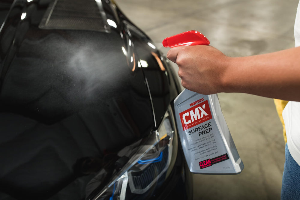 Mothers CMX used in detailing setting, improving coating prep