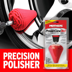Mothers PowerCone 360 quick swap bit detail enabling fast accessory changes