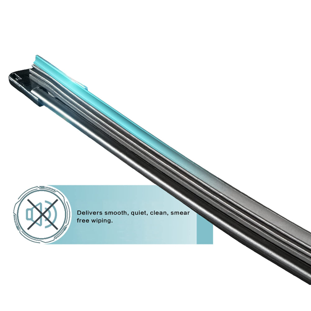 MOTIUM blades on a car in rain conveying safer, clearer sightlines
