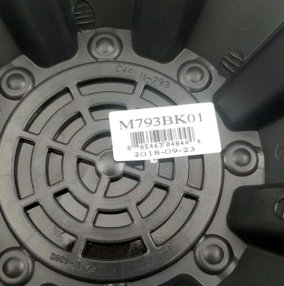 Moto Metal M793BK01 included three chrome M6-1.0 bolts and interior label with part number for verification