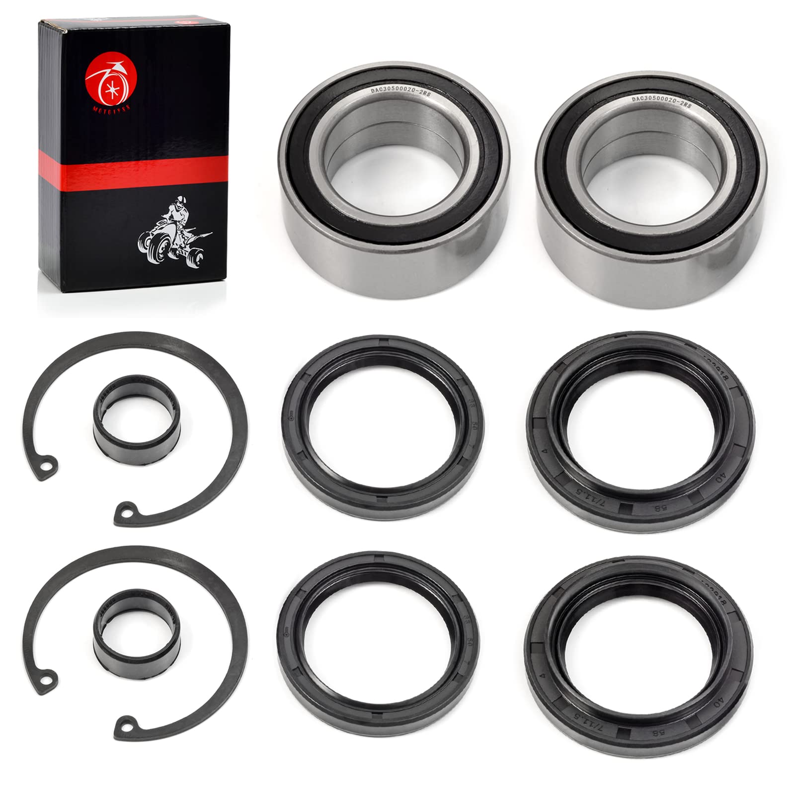 MOTO1988 bearing closeup detail showing race and dimensions benefit: precise fit confirmation