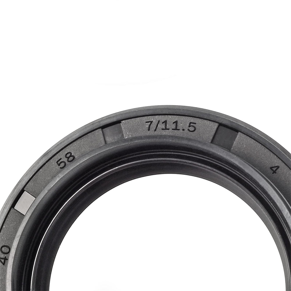 MOTO1988 circlip and components next to ruler showing scale benefit: confirm correct diameters