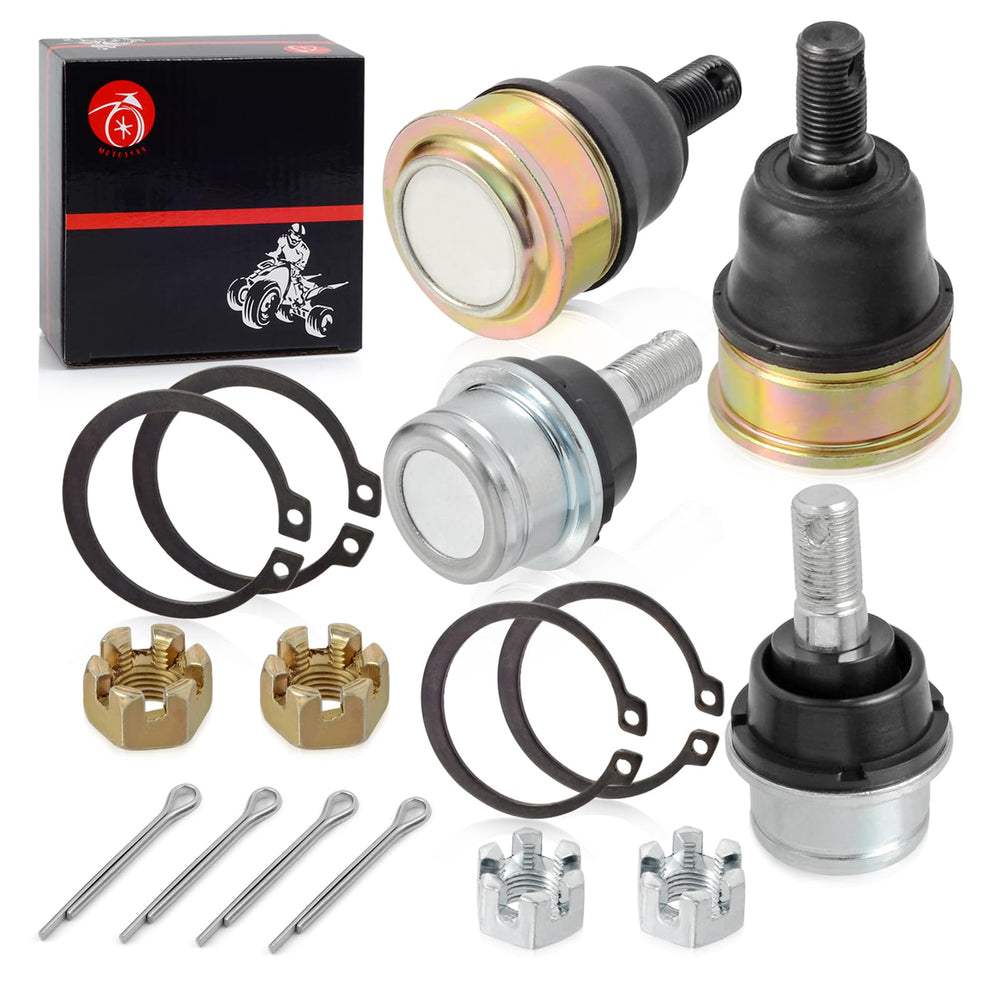 MOTO1988 circlips and components flatlay showing complete kit for easy installation