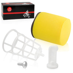 MOTO1988 air filter installed in ATV airbox showing clean sealing benefit