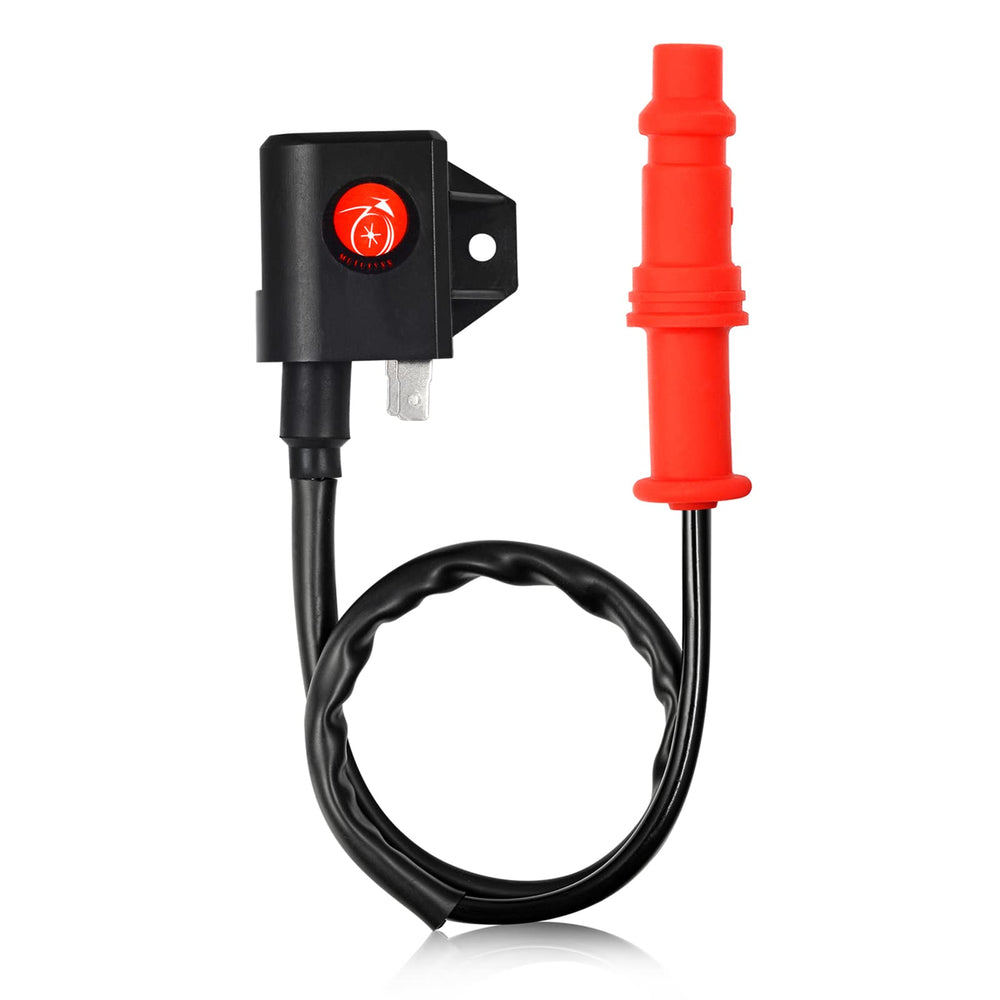 MOTO1988 ignition coil close-up showing quality winding and durability