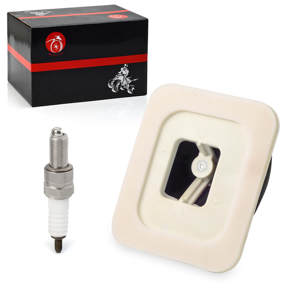MOTO1988 spark plug size comparison with coin for scale and compatibility