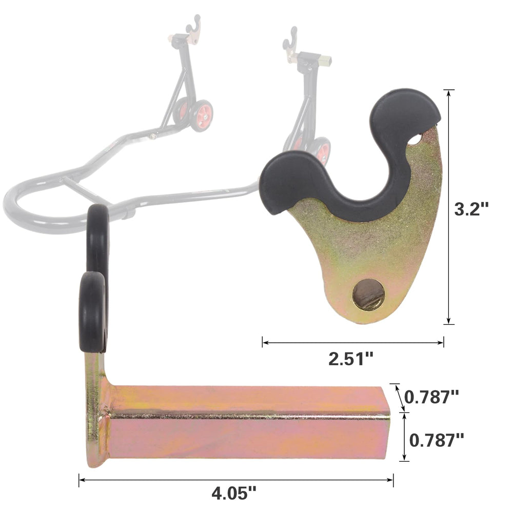 MOTO4U side profile of iron body demonstrating heavy-duty construction