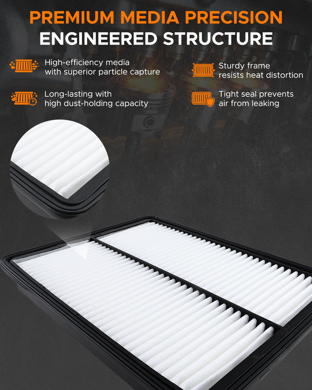 MOTOALL cabin filter seated in HVAC housing showing improved cabin airflow benefit