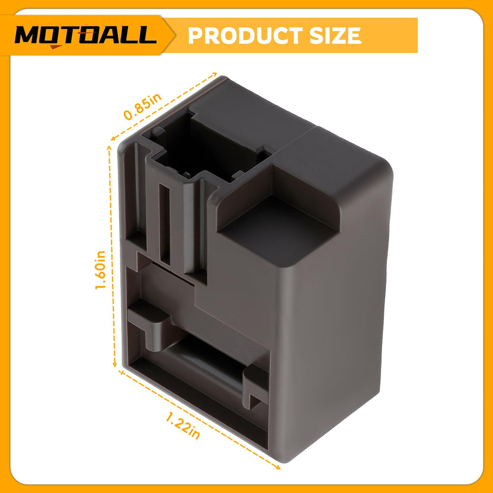 MOTOALL ELD connector detail showing plug that ensures plug-and-play installation