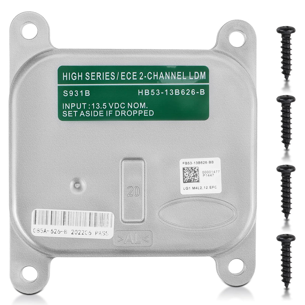 MOTOALL front module overview showing compact ballast for easy replacement