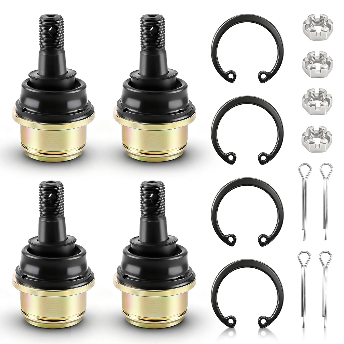 MOTOALL front packaging showing ball joint kit and clear fitment benefit