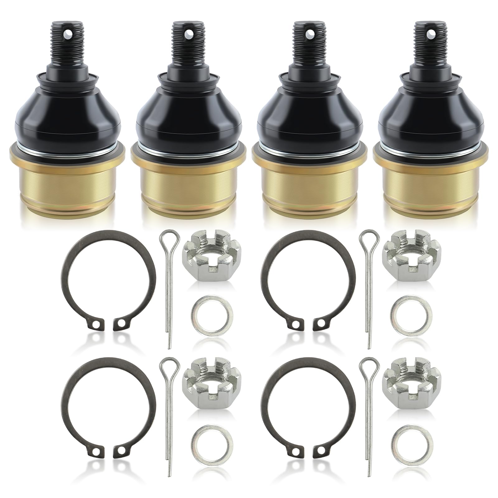 MOTOALL front packaging kit showing all replacement parts benefits fitment