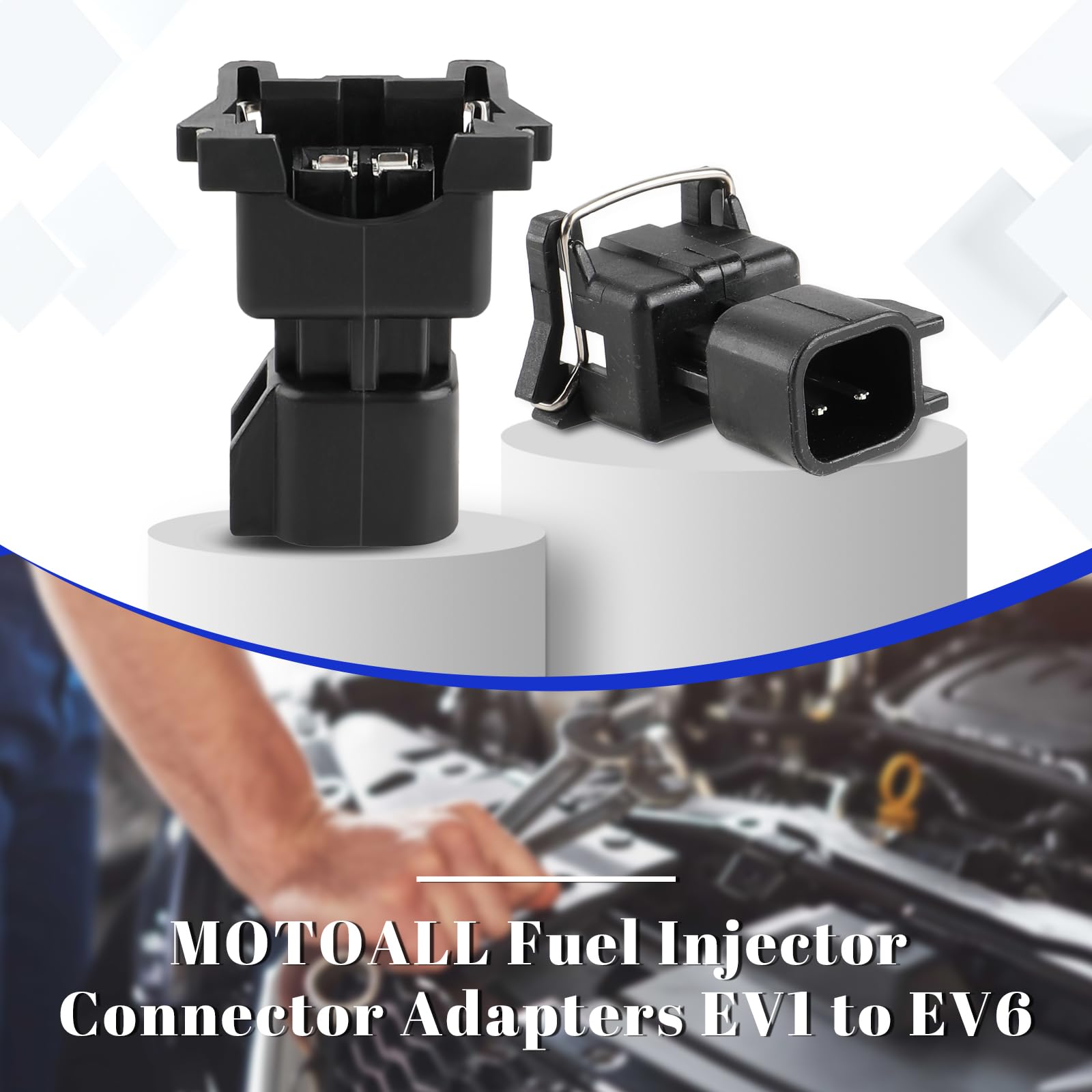 MOTOALL adapter housing and seal close-up illustrating corrosion protection