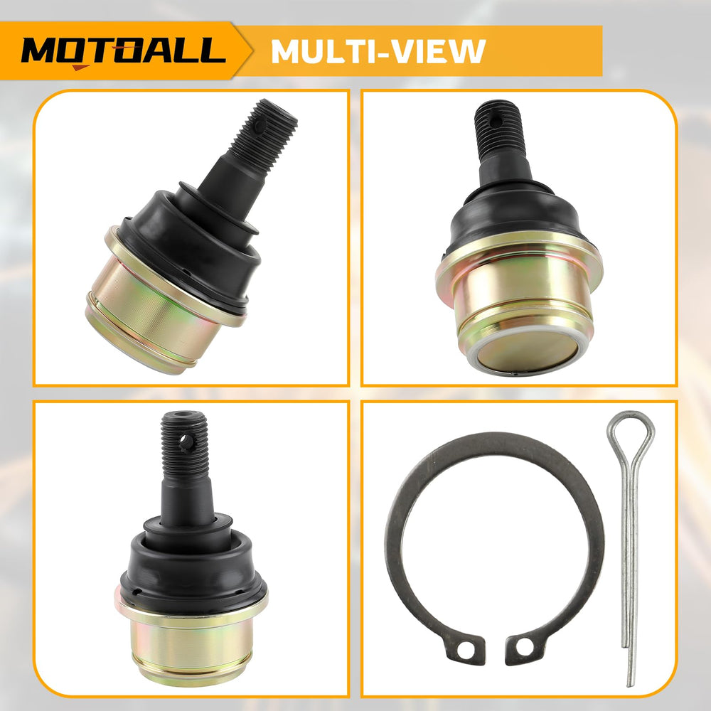 MOTOALL ball joint next to ruler showing M12×1.25 size for correct fit