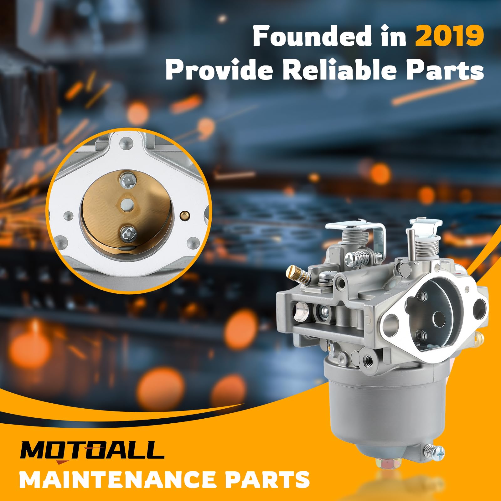 MOTOALL throttle linkage and needle jet detail for accurate fuel metering