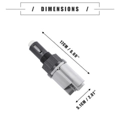 Motoforti actuator ABS housing texture demonstrating durable construction