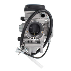 MOTOKU carburetor close-up of throttle linkage and fuel inlet for precise tuning