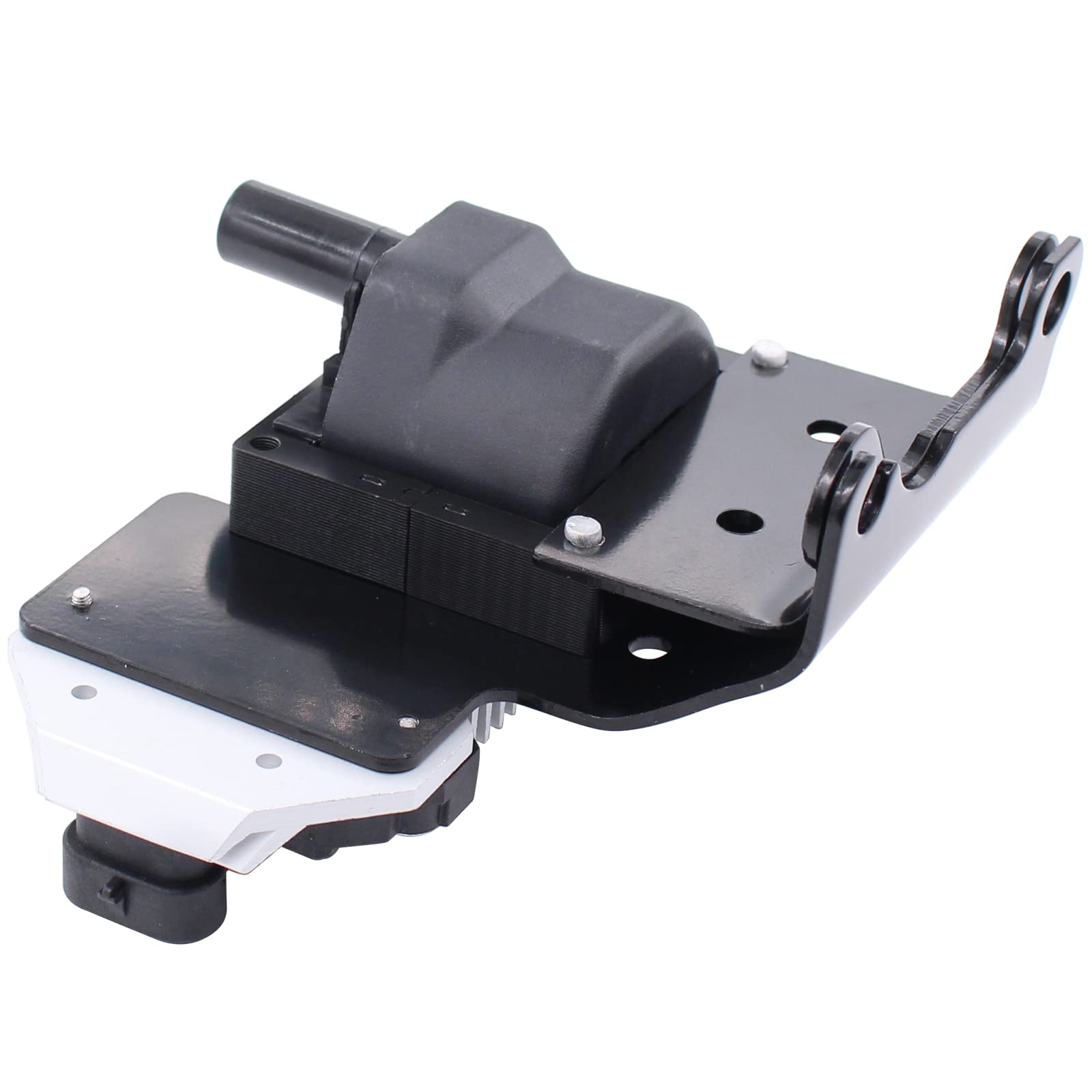 MOTOKU coil installed on distributor illustrating correct alignment and function