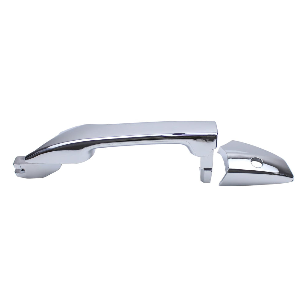 MOTOKU handle mounted on a car door demonstrating direct-fit installation