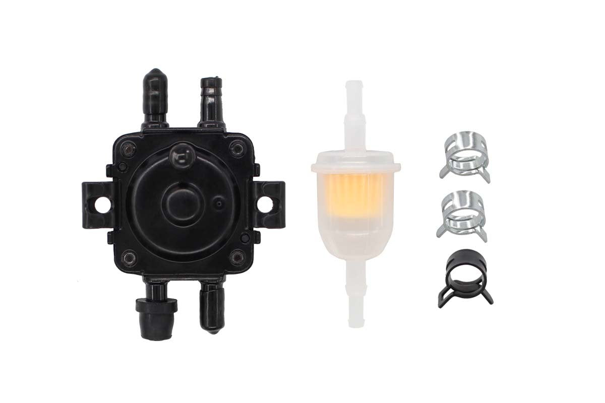 MOTOKU fuel pump front view showing mounting for easy replacement