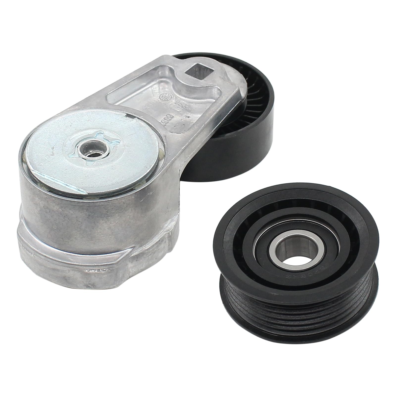 MOTOKU idler pulley close-up showing sealed bearing for long-lasting performance