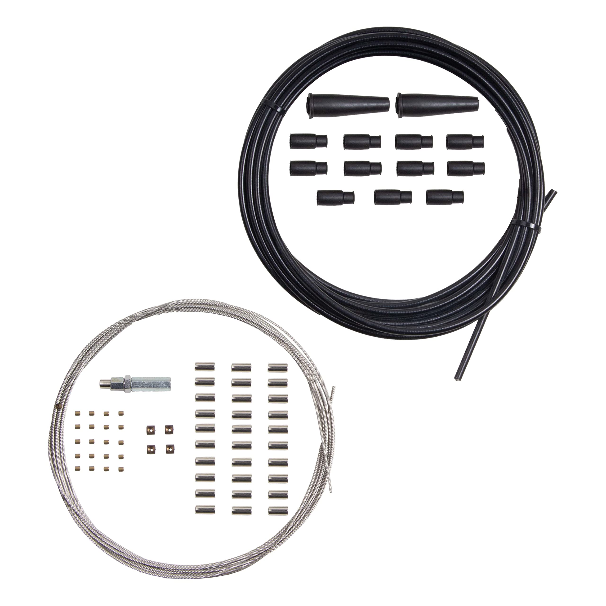 MotoMaster front packaging of throttle cable kit showing included components and compatibility