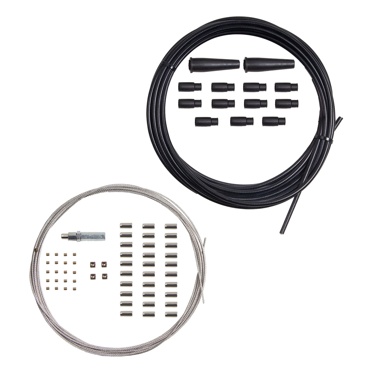MotoMaster front packaging of throttle cable kit showing included components and compatibility