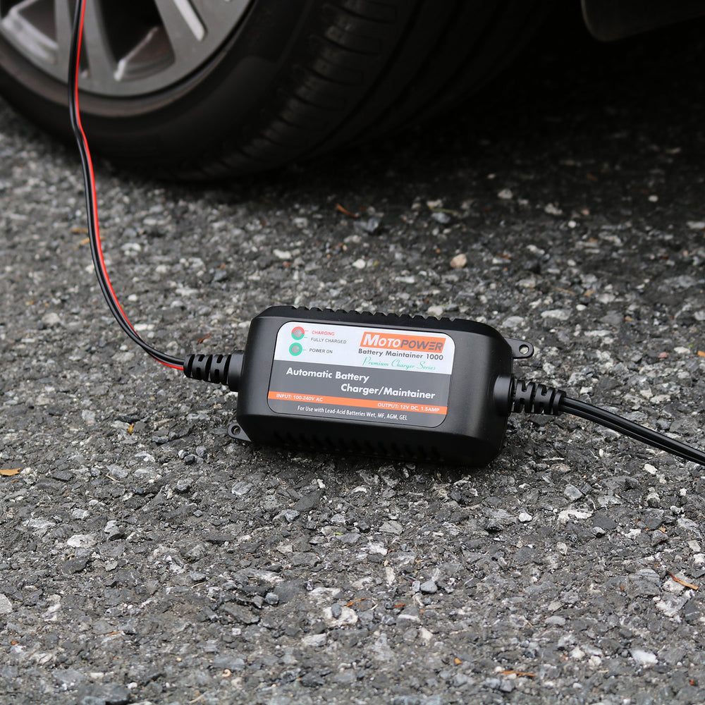 MOTOPOWER held in hand showing compact size and portability advantage