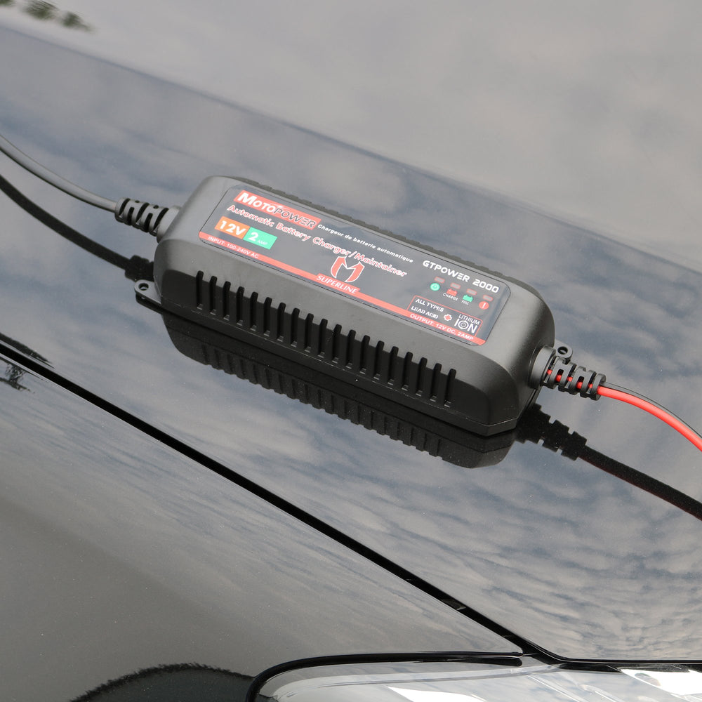 MOTOPOWER packaging and label showing specifications and model identification
