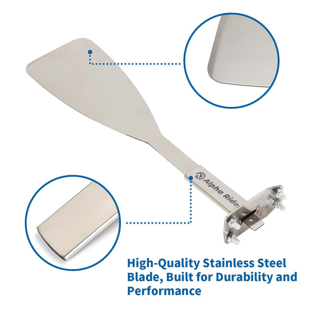 MOTOQUEEN blade in sheath protecting edge for safe transport and storage