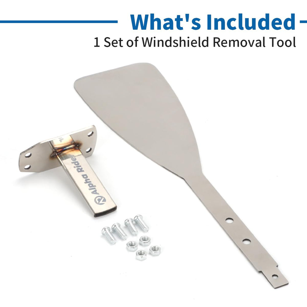 MOTOQUEEN tool next to ruler showing compact size and easy handling benefit