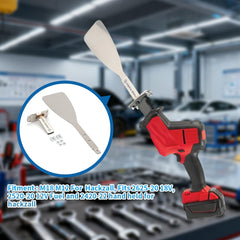 MOTOQUEEN stainless-steel blade close-up highlighting durable edge benefit