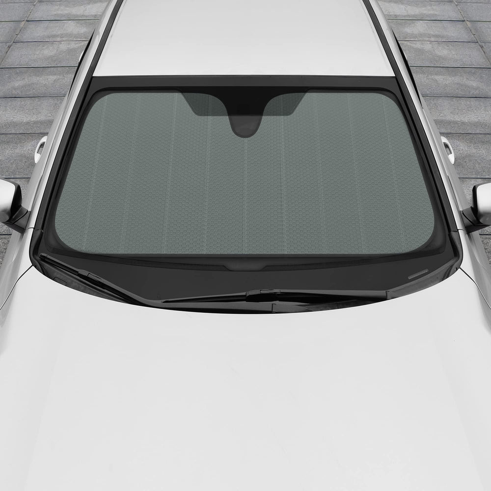 Motor Trend installed behind rearview mirror delivering full windshield protection