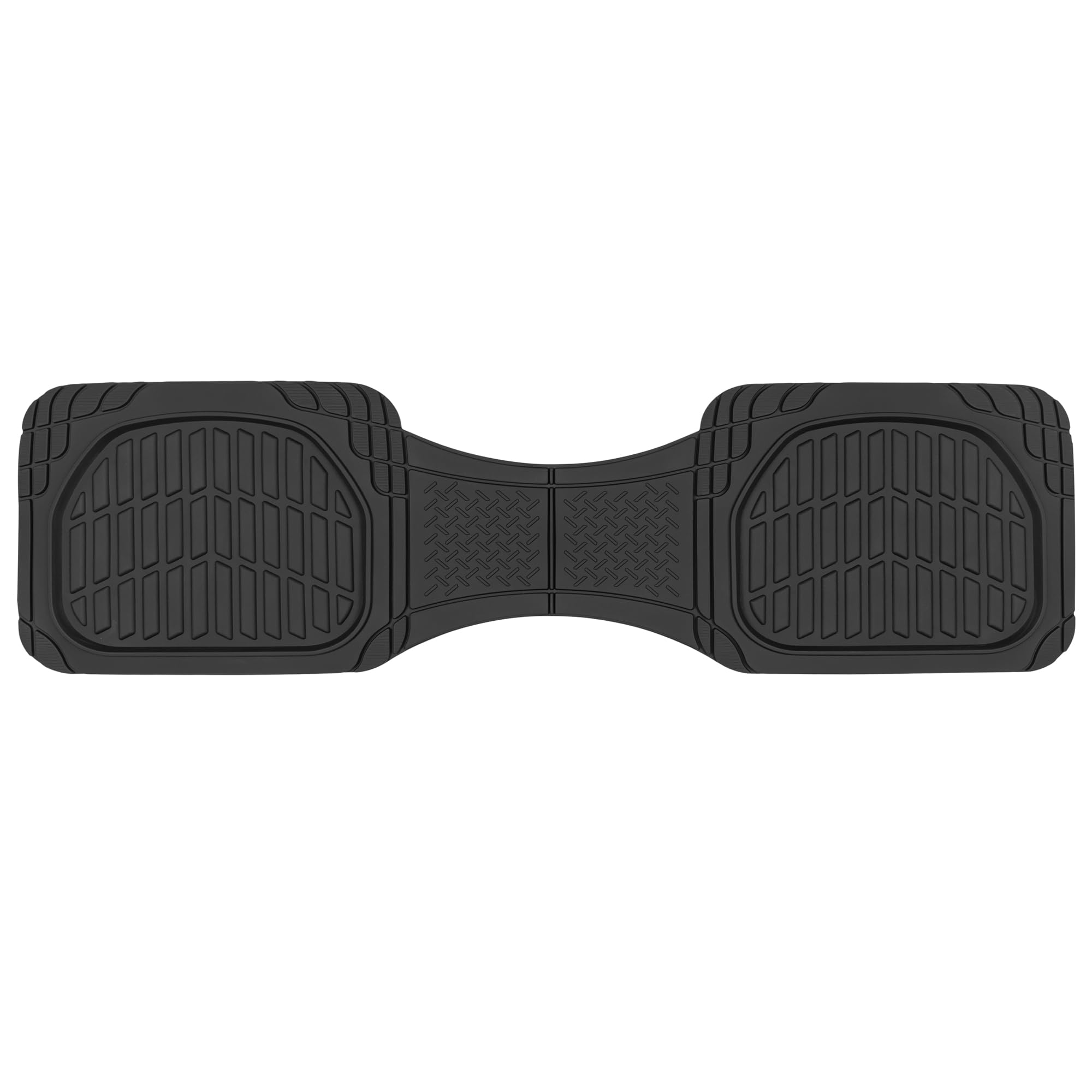 Motor Trend rear mat full front view showing complete coverage and clean protection