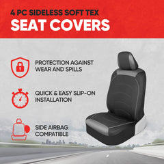 Motor Trend close-up of stitching and piping, durable stylish finish