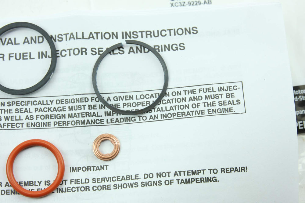 Engine bay with Motorcraft O-rings being installed highlighting leak-prevention benefit