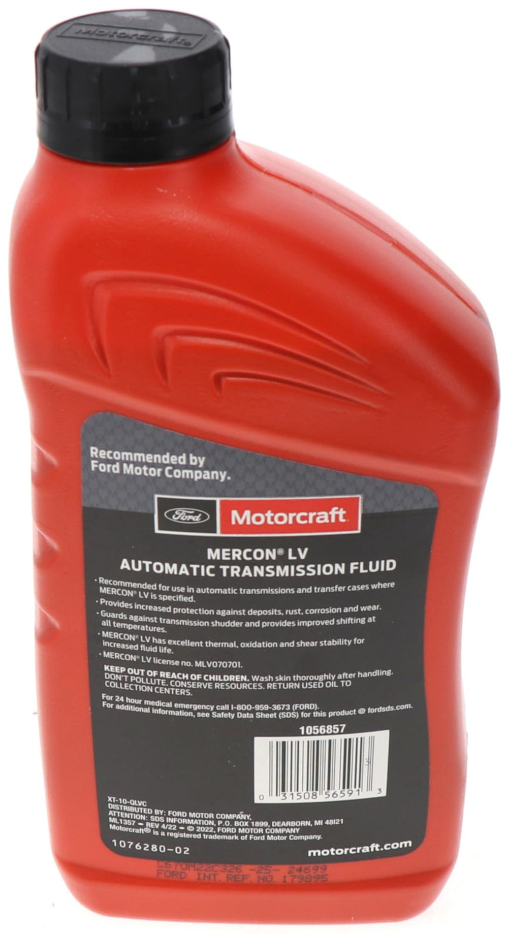 Motorcraft XT10QLVC cap and spout detail for easy, clean pouring benefit